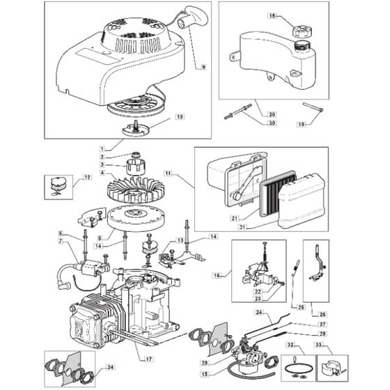 4810 PD - 2010 - 294485043/M09 - Mountfield Rotary Mower Engine Diagram
