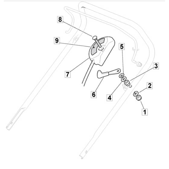 4810 PD ES - 2009 - 294485943/M09 - Mountfield Rotary Mower Throttle Diagram