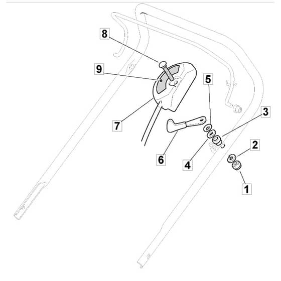 4820 PD - 2010-2013 - 294485123/MTF - Mountfield Rotary Mower Throttle Diagram