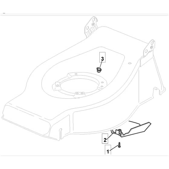 4820 PD BW - 2008 - 294487023/M08 - Mountfield Rotary Mower Belt Protection Diagram