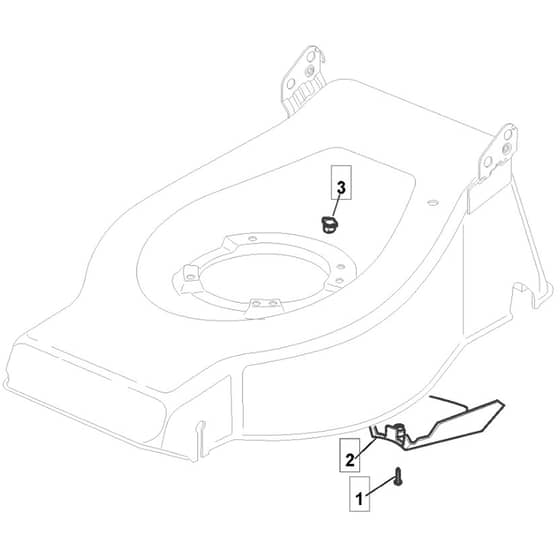 4830 PD - 2010 - 294485033/M09 - Mountfield Rotary Mower Belt Protection Diagram