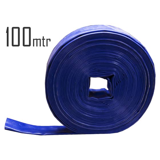 3" Layflat Water Pump Hose, 100 Metre Roll