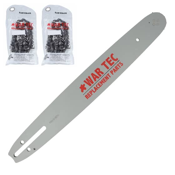 WAR TEC 15" - Guide Bar .325" - 050" - (K095) & 2 Chains