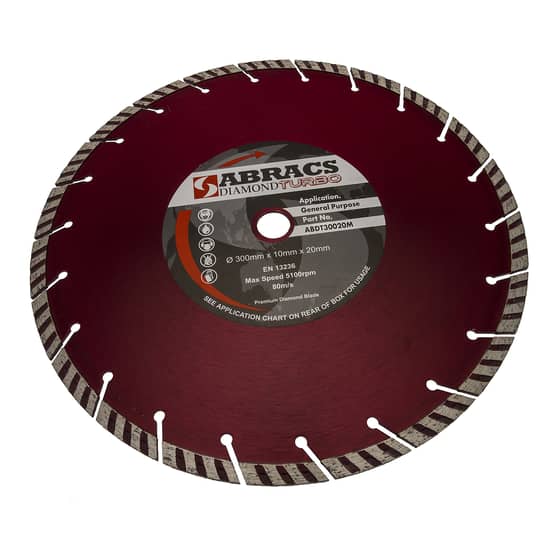 Genuine Abracs Turbo 12" Pro Diamond Blade (4 out 5 ****)