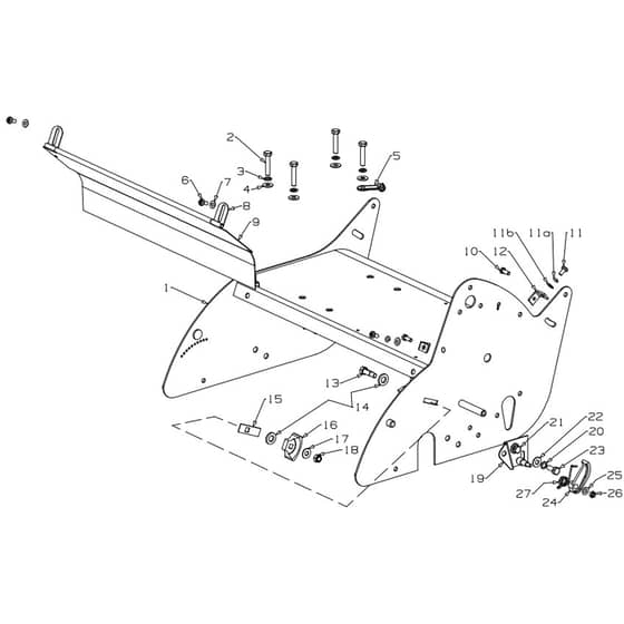 Masport 500 - 019085 - Jan 2011  7413291 - Chassis Assembly