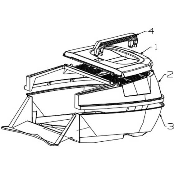 Masport 500AL - 482948 - Dec 2015 < 7994351 - 18" Catcher Assembly - Plastic