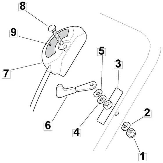 5010 PD SILENT - 2009 - 291552043/M09 - Mountfield Rotary Mower Controls Diagram