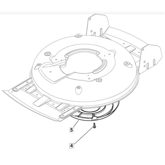 5020 PD - 2008 - 291502023/M08 - Mountfield Rotary Mower Belt Protection Diagram