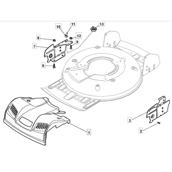 5030 PD INOX - 2008 - 291562033/M08 - Mountfield Rotary Mower Mask Diagram
