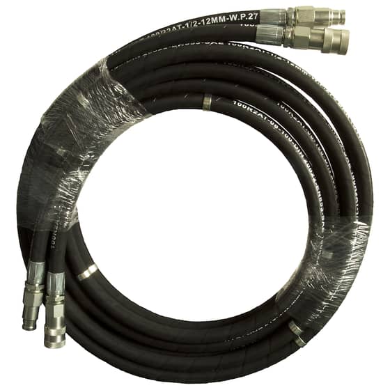 Breaker Hose Set With Couplings 1/2" - 6 Metres