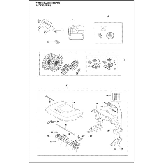 Husqvarna 520 EPOS - 970800803 - Accessories