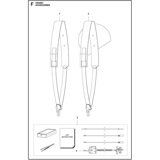 Husqvarna 520iHE3 - 967915813 - Accessories
