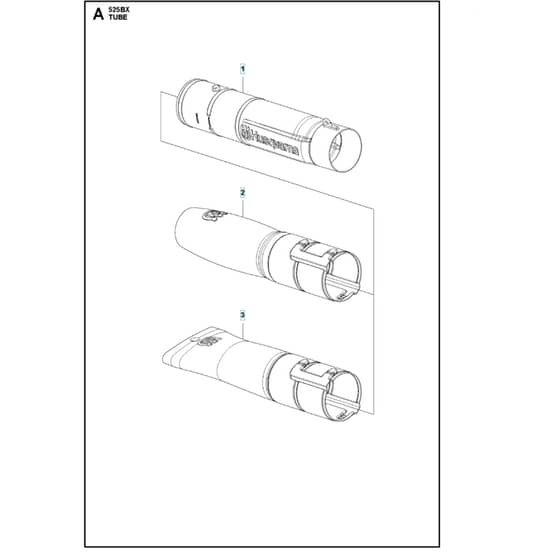Husqvarna 525 BX - Tube