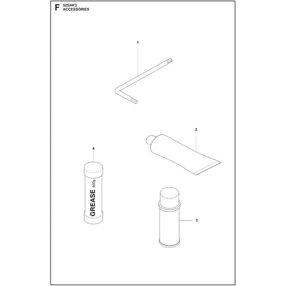 Husqvarna 525iHF3 - 970705103 - Accessories