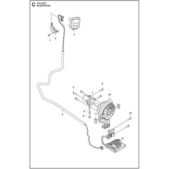 Husqvarna 525iRXT - 970551401 - Electrical