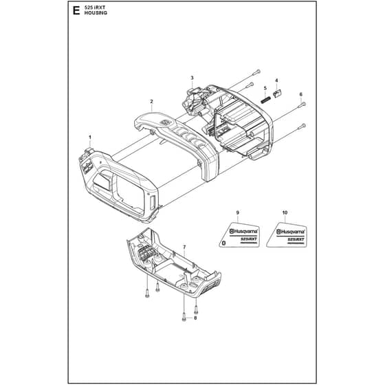 Husqvarna 525iRXT - 970551401 - Housing