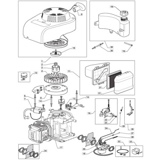 5310 PD BW - 2009 - 294537043/M09 - Mountfield Rotary Mower Engine Diagram