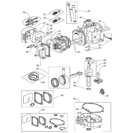 5310 PD INOX - 2009 - 291592043/MI9 - Mountfield Rotary Mower Engine WBE0704 Diagram