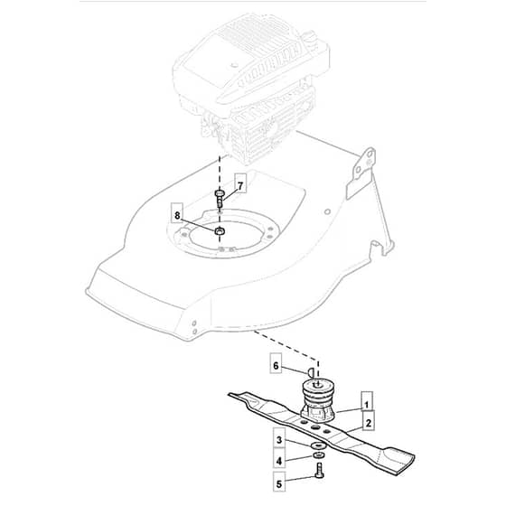 5320 PD ES - 2010 - 294538623/MTF - Mountfield Rotary Mower Blade Diagram