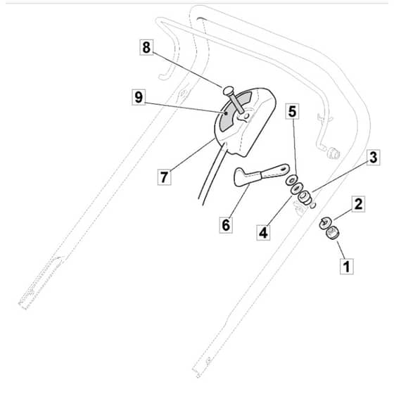5330 PD 4S INOX - 2008 - 291592033/M08 - Mountfield Rotary Mower Throttle Diagram