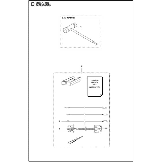 Husqvarna 535i XP - 970716514 - Accessories