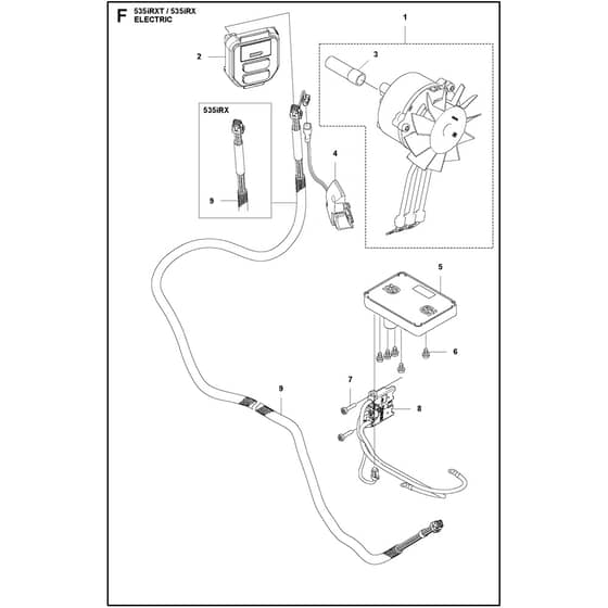 Husqvarna 535iRX - 967850605 - Electrical