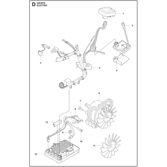 Husqvarna 540i XP G - 970568012 - Electrical