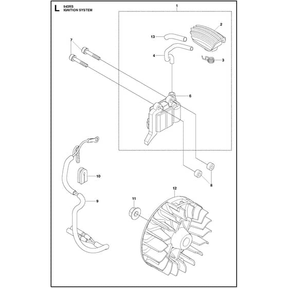 Husqvarna 543RS - 966779901 - Ignition System