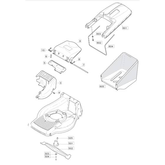 550 R PD_H - 2006 - 12-9704-81 - Mountfield Rotary Mower Blade Diagram