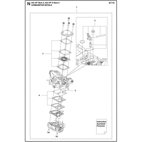 Husqvarna 550 XP G Mark II - 967690915 - Carburetor Details