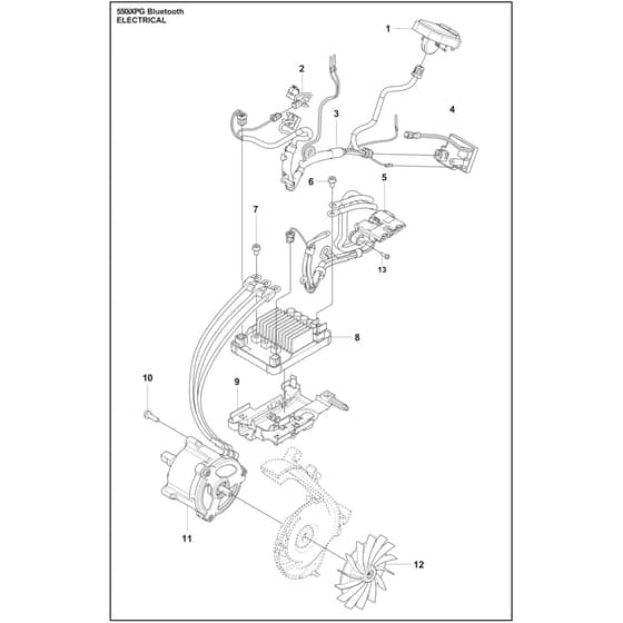 Husqvarna 550i XP G - 970746015 - Electrical