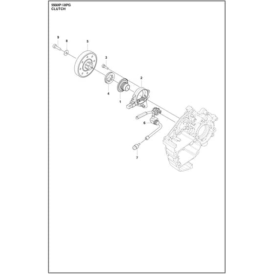 Husqvarna 550i XP G - 970746015 - Clutch