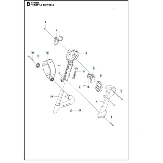 Husqvarna 550iBTX - Throttle Controls
