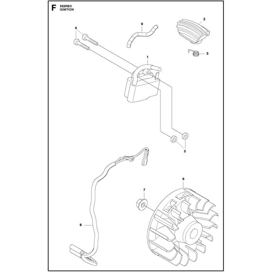 Husqvarna 553RBX - 966780202 - Ignition System