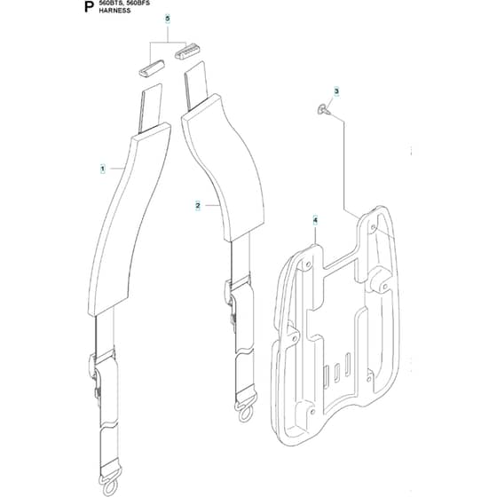 Husqvarna 560 BFS - 2011-10 - Harness