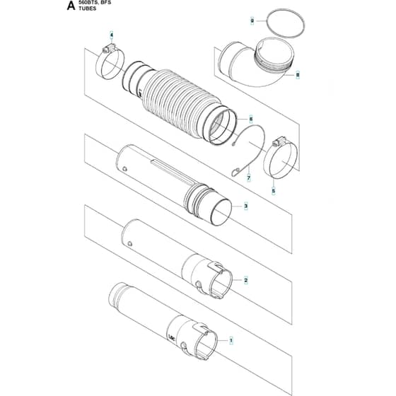 Husqvarna 560 BFS - 2011-10 - Tube