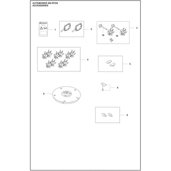 Husqvarna 560 EPOS - 970730403 - Accessories