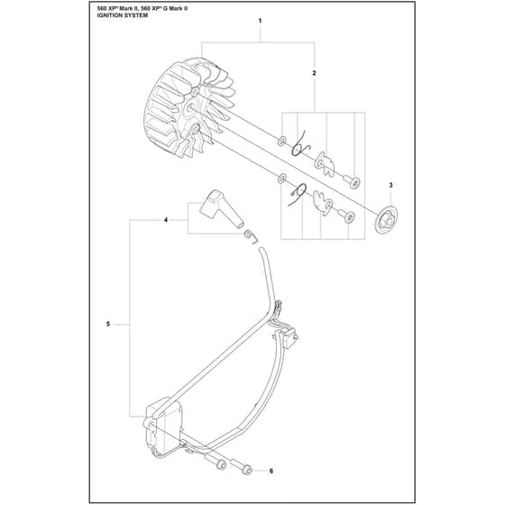 Husqvarna 560 XP Mark II - 970657015 - Ignition System