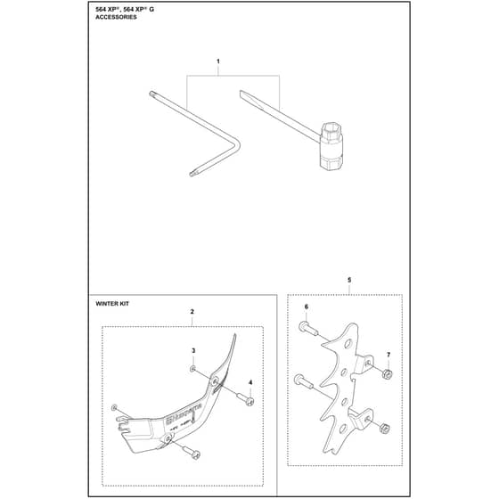 Husqvarna 564 XP G - 970711620 - Accessories