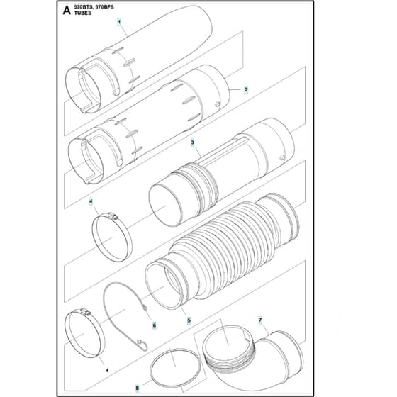 Husqvarna 570 BTS - 2011-2011 - Tube