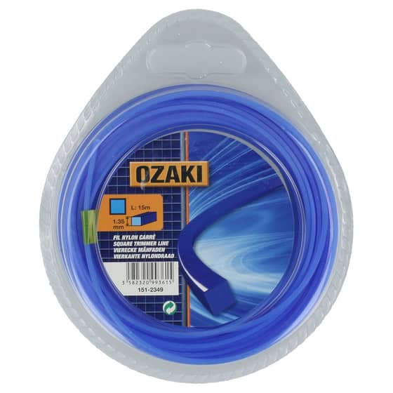 Genuine Ozaki 1.35mm x 15m Strimmer Line (Square) - 1512349 - Limited Stock Left