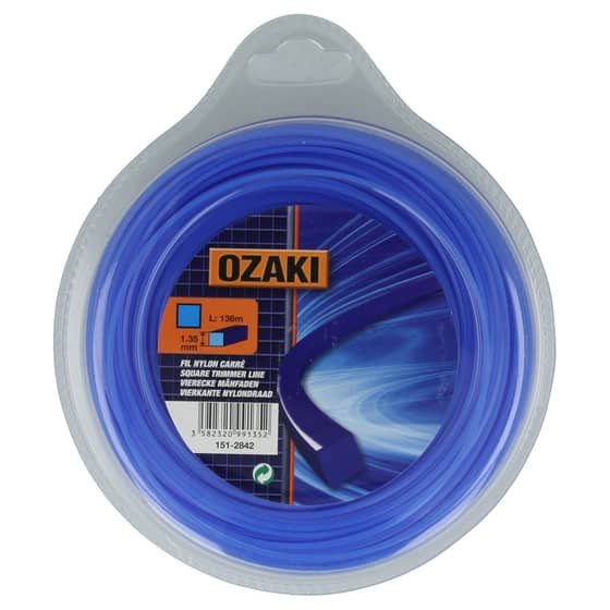 Genuine Ozaki 1.35mm x 136m Strimmer Line (Square) - Limited Stock Left