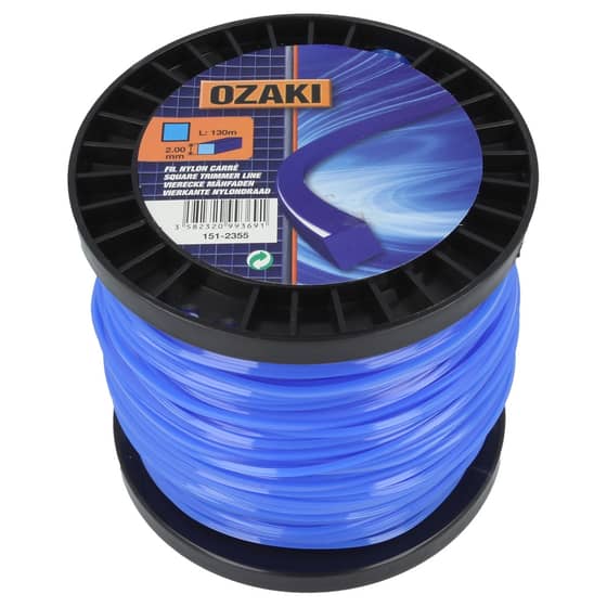 Genuine Ozaki 2.0mm x 130m Strimmer Line (Square)