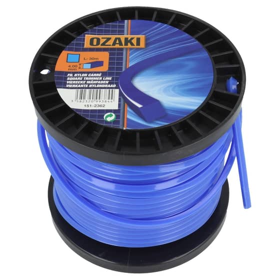 Genuine Ozaki 4.0mm x 30m Strimmer Line (Square)