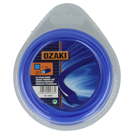 Genuine Ozaki 2.0mm x 15m Strimmer Line (Square)
