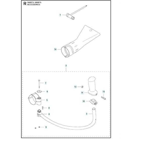 Husqvarna 580 BTS - 2011-05 - Accessories