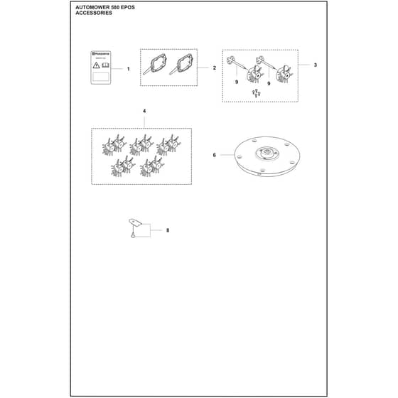 Husqvarna 580 EPOS - 970803803 - Accessories