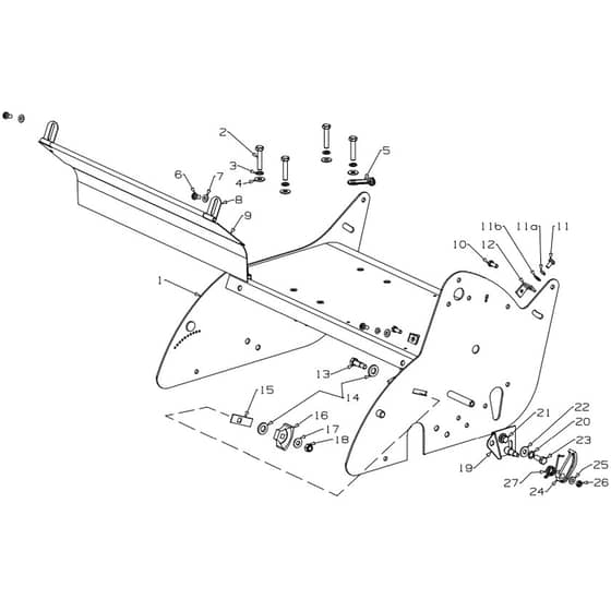 Masport 660 - 019031 - Dec 2007 7091922 - Chassis Assembly