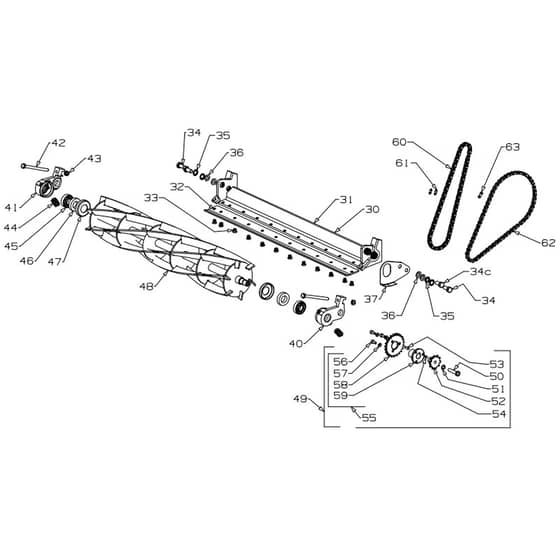 Masport 660 - 019072  - Apr 2011 7349951 - Blade Assembly