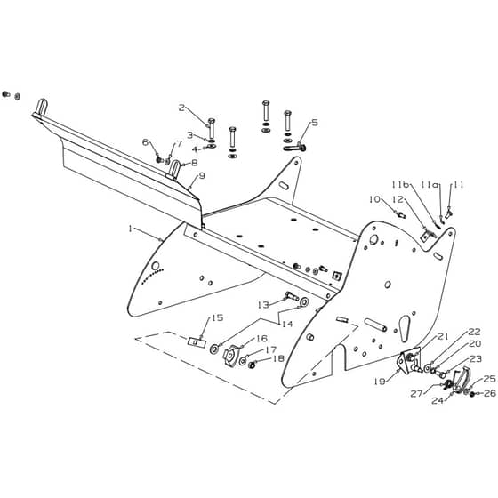 Masport 660 - 019072  - Apr 2011 7349951 - Chassis Assembly